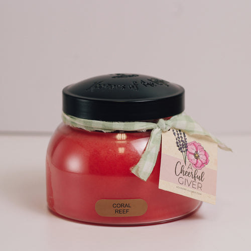 Coral Reef Scented Candle - 22 oz, Double Wick, Mama Jar