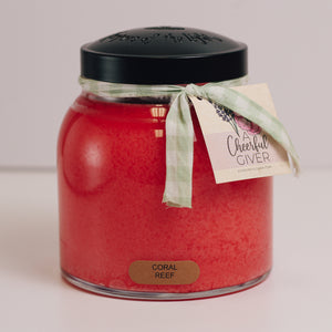 Coral Reef - 34 oz, Double Wick, Papa Jar