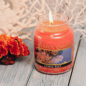 Coral Reef Scented Candle - 6 oz, Single Wick, Cheerful Candle