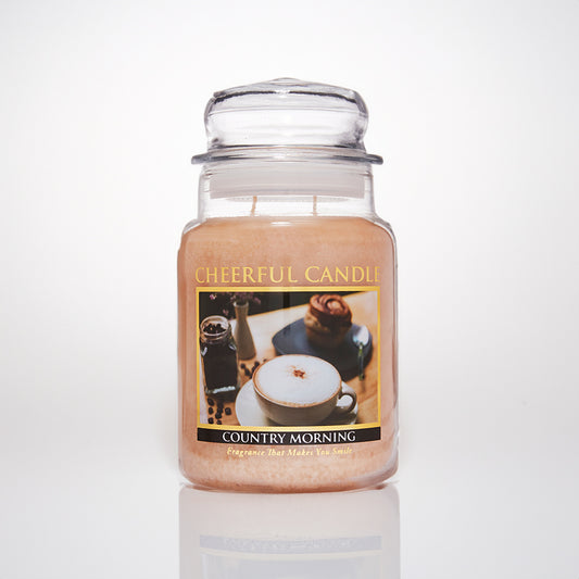 Country Morning Scented Candle -24 oz, Double Wick, Cheerful Candle