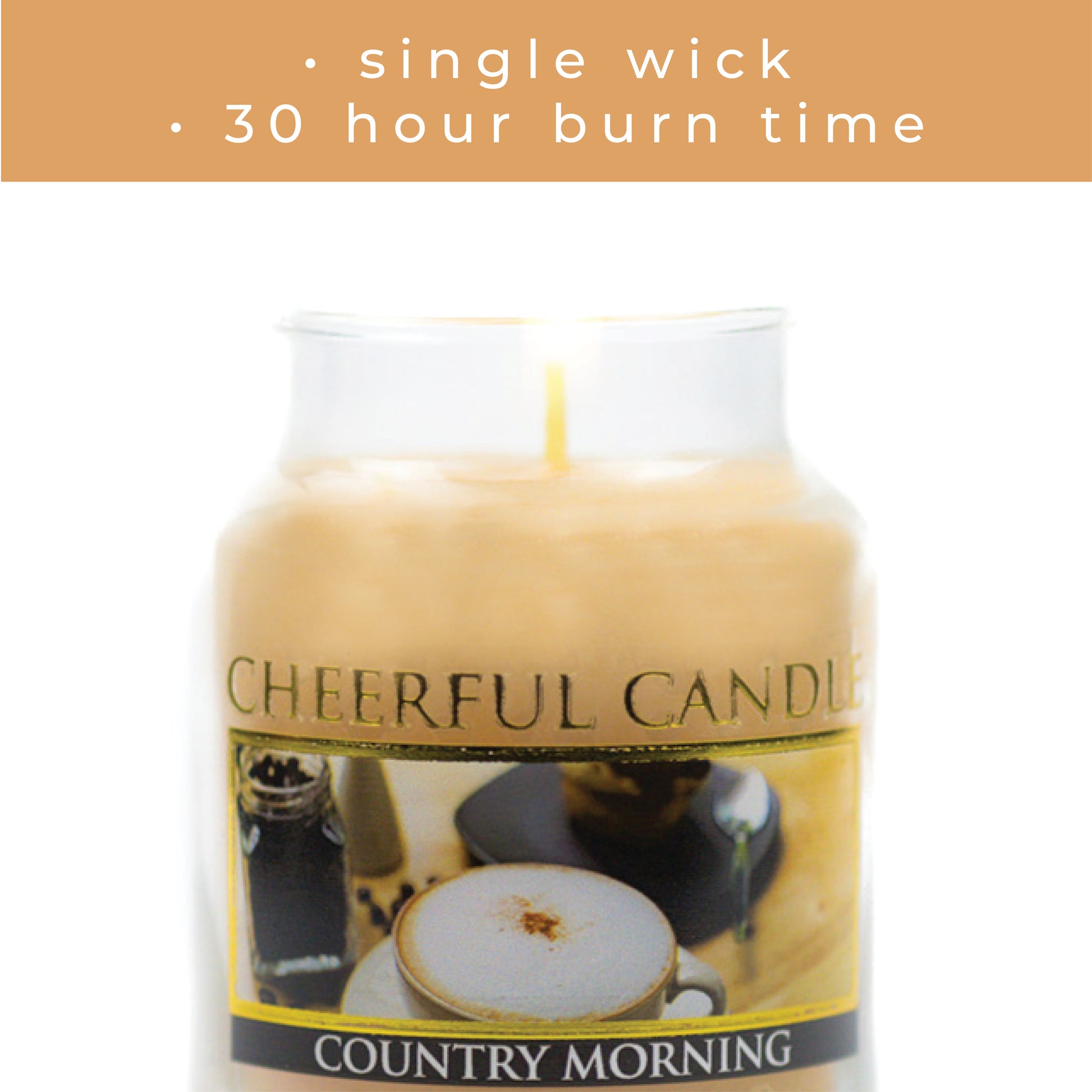 Country Morning - 6 oz Cheerful Candle