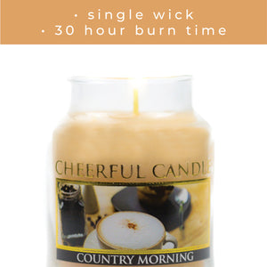 Country Morning - 6 oz Cheerful Candle
