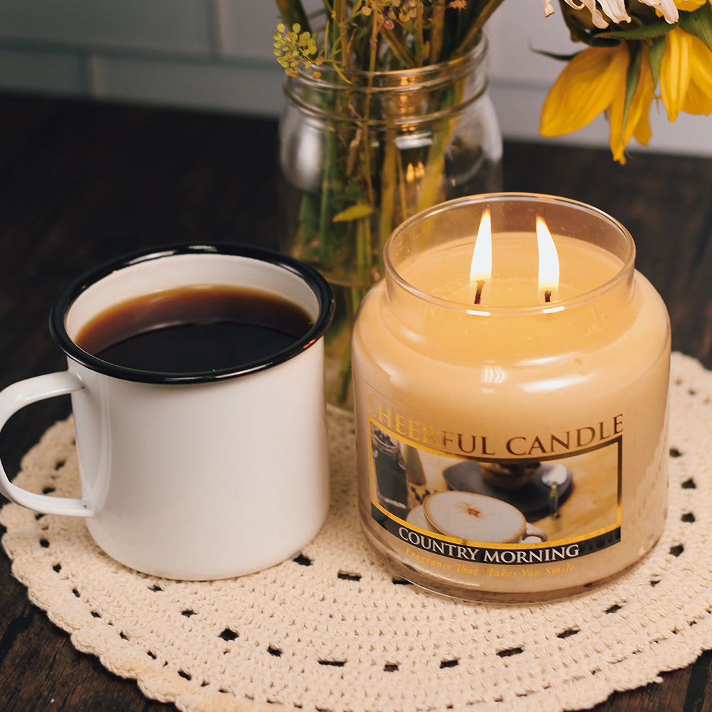 Country Morning - 16 oz Cheerful Candle - Product Image by A Cheerful Giver