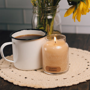 Country Morning - 6 oz Baby Candle - Product Image by A Cheerful Giver