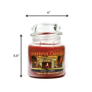 Cozy Cabin - 16 oz Cheerful Candle
