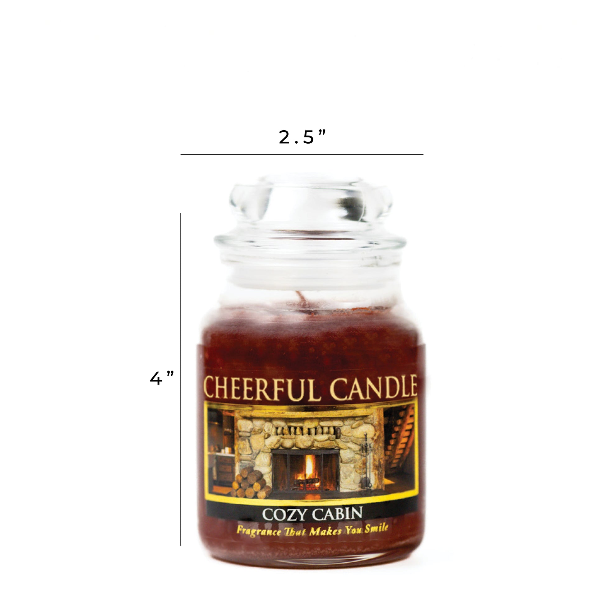 Cozy Cabin - 6 oz Cheerful Candle