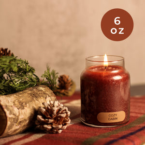 Cozy Cabin - 6 oz Baby Candle