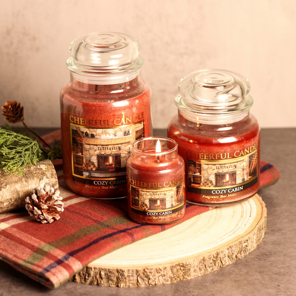 Cozy Cabin - 6 oz Cheerful Candle