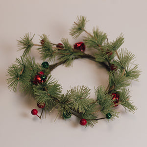 Pine Berry & Jingle Bells - Candle Ring