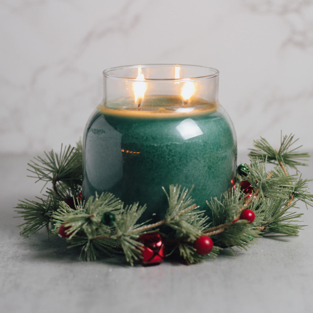 Pine Berry & Jingle Bells - Candle Ring\