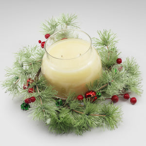 Pine Berry & Jingle Bells - Candle Ring