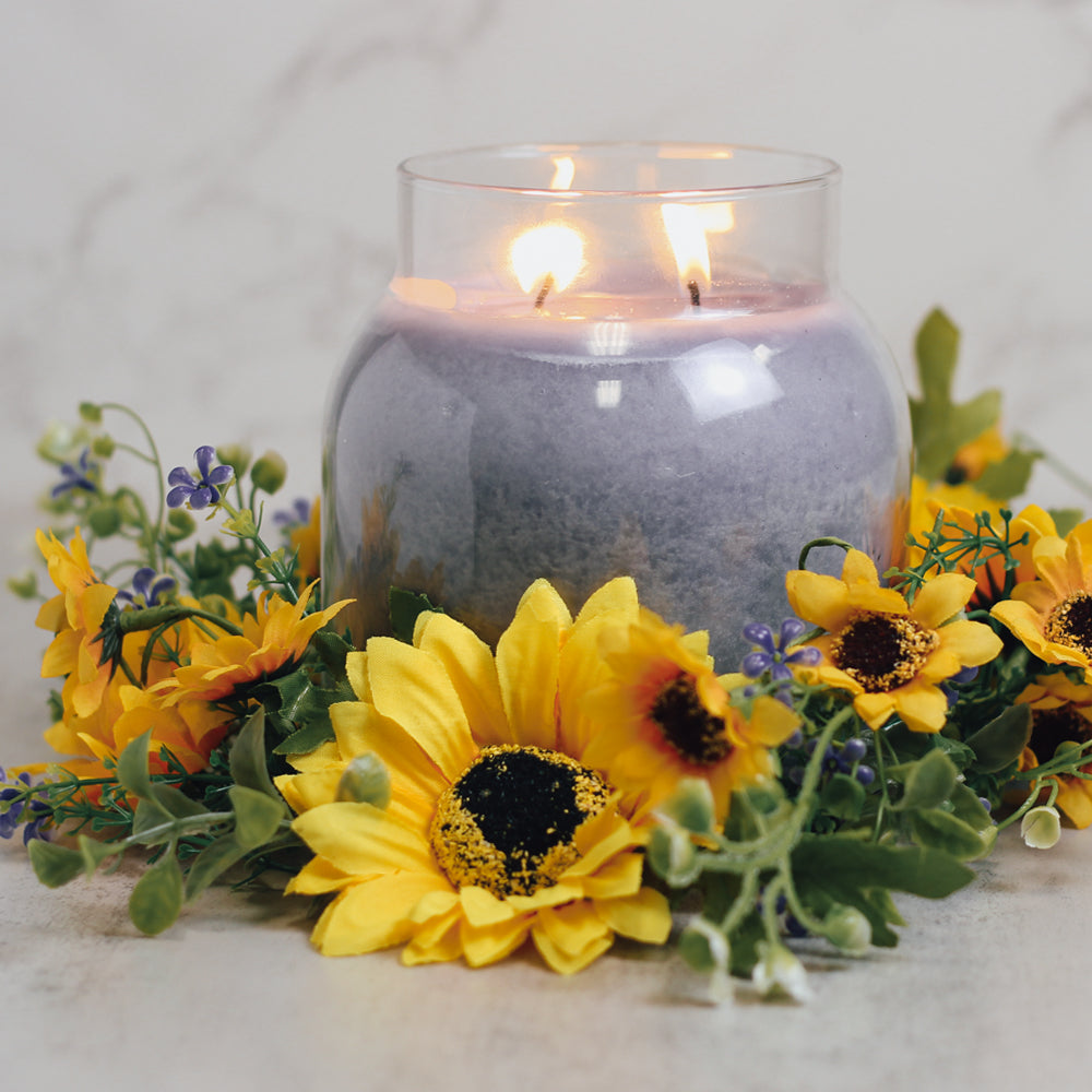 Sunflower Wreath - Candle Ring