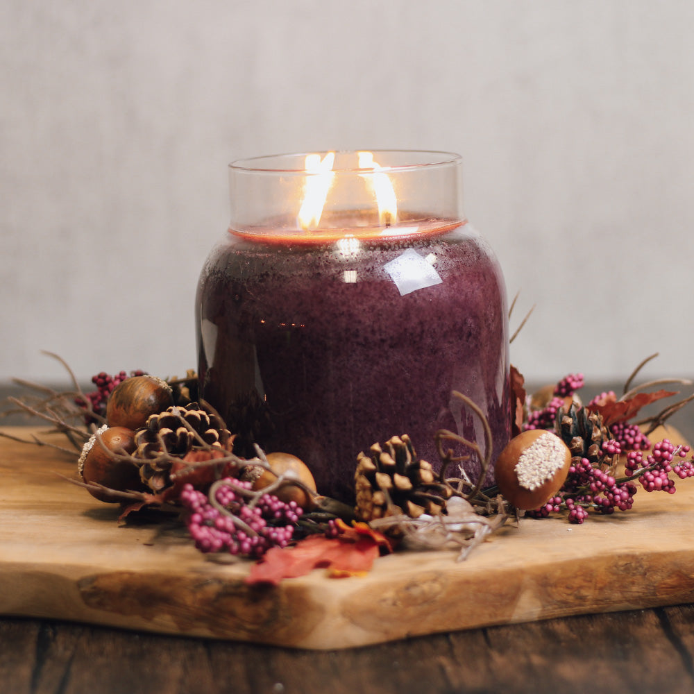 Harvest Acorns & Branches - Candle Ring