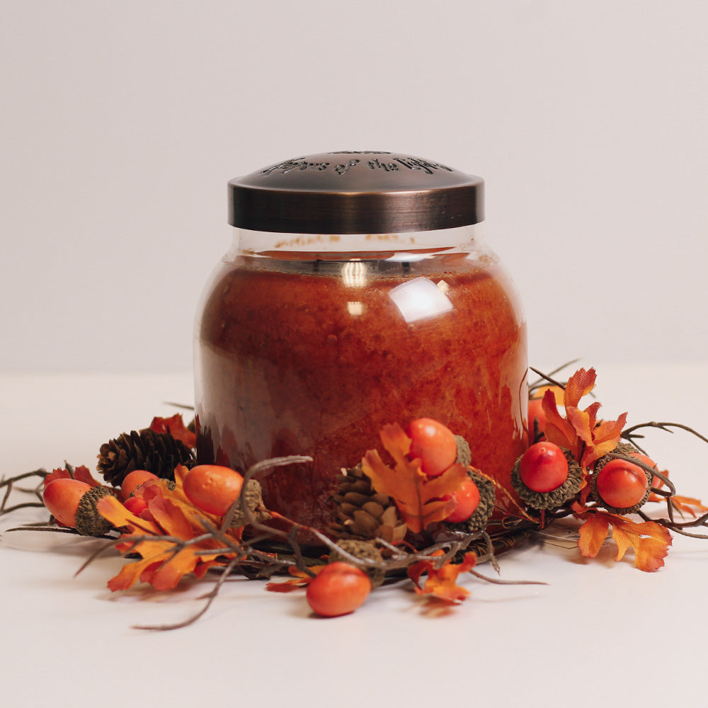 Fallen Leaves & Acorns - Candle Ring