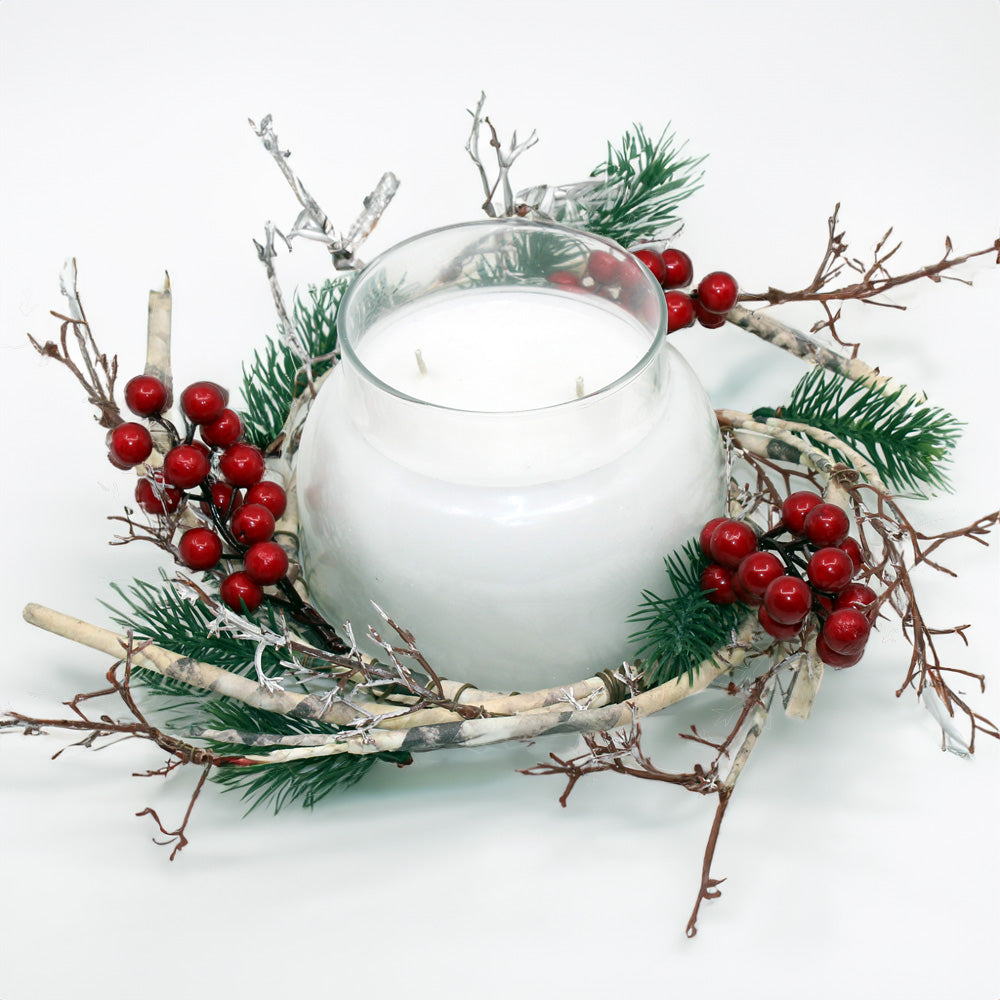 Birch Branch & Berry - Candle Ring