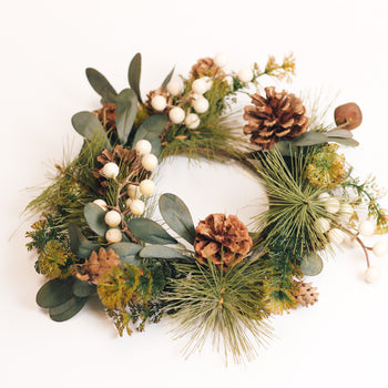 Pearl & Earthy Eucalyptus - Candle Ring