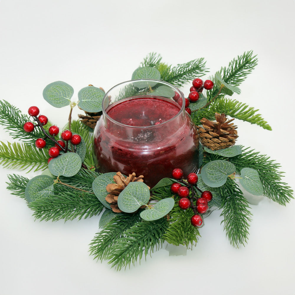 Hollyberry Surprise - Candle Ring