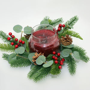 Hollyberry Surprise - Candle Ring