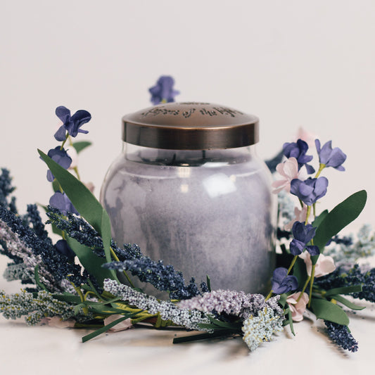 Dried Lavender Bundle - Candle Ring