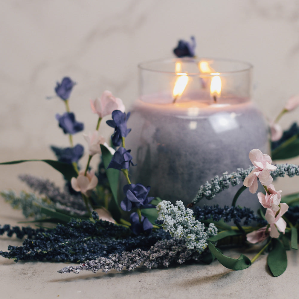 Dried Lavender Bundle - Candle Ring