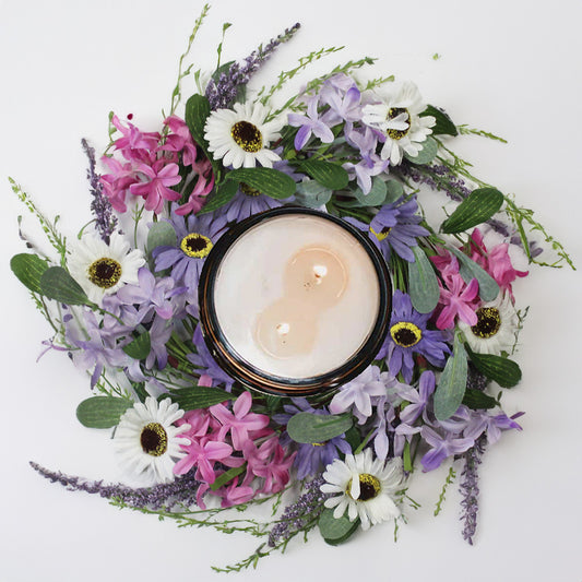 Organic Wildflowers - Candle Ring