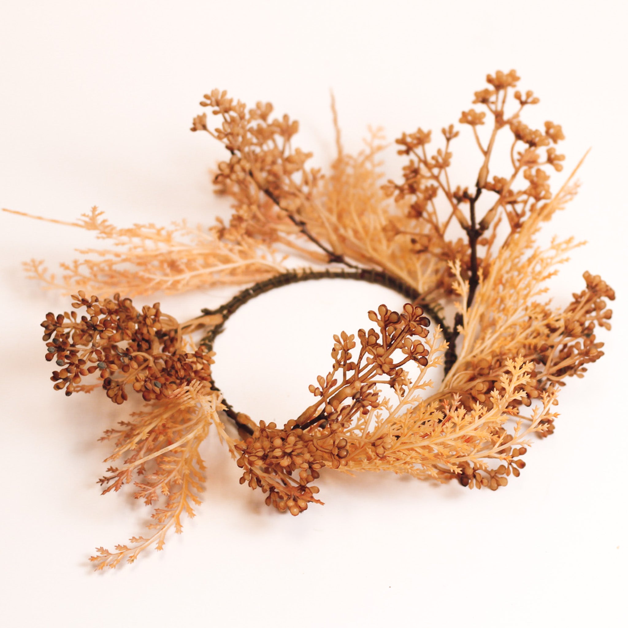 a cheerful giver Natural Pampas Grass - Candle Ring