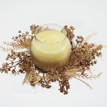 Natural Pampas Grass - Candle Ring