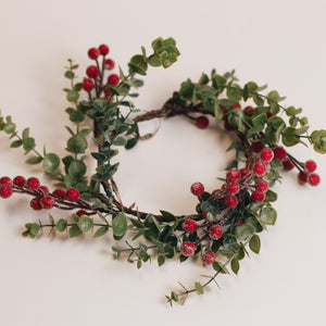 Iced Eucalyptus Berries - Candle Ring