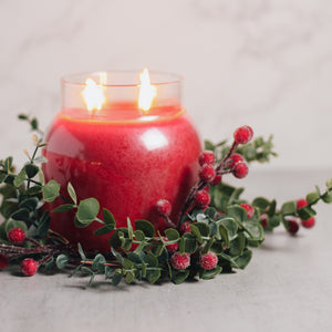 Iced Eucalyptus Berries - Candle Ring