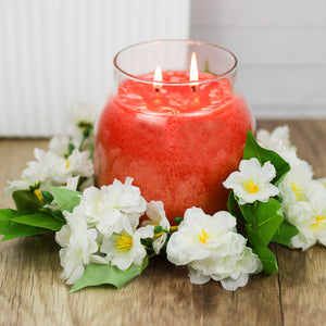 White Camellia Buds - Candle Ring