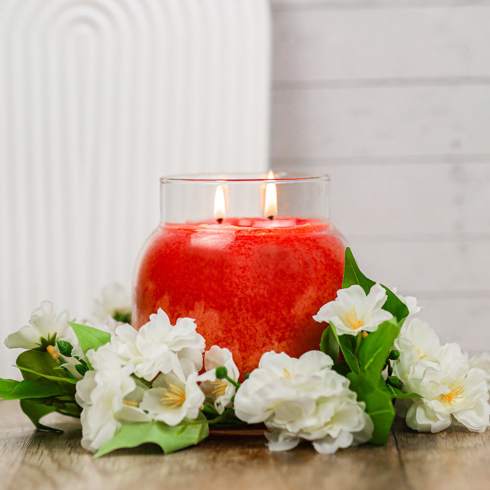 White Camellia Buds - Candle Ring