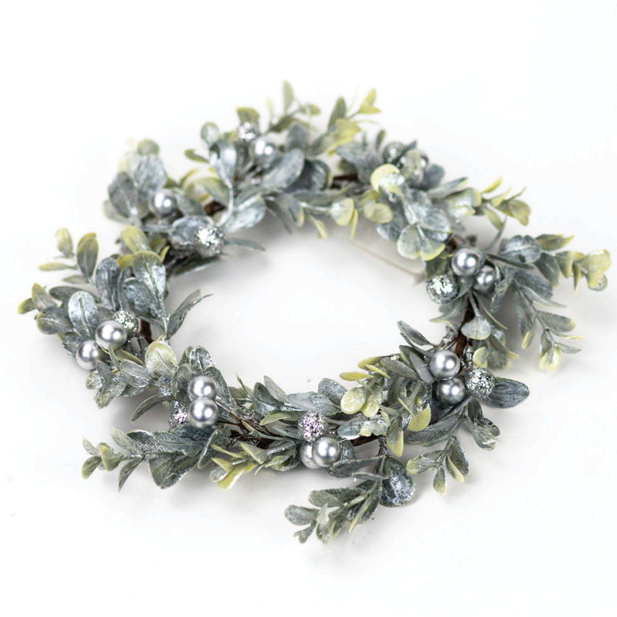 Silver & Snowberry - Candle Ring by A Cheerful Giver