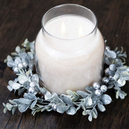 Silver & Snowberry - Candle Ring - Product Image by A Cheerful Giver