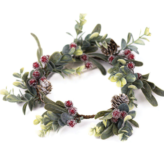 Sugar Berry & Pine - Candle Ring by A Cheerful Giver