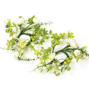 Spring Blossom - Taper Candle Rings (Set of 2) by A Cheerful Giver