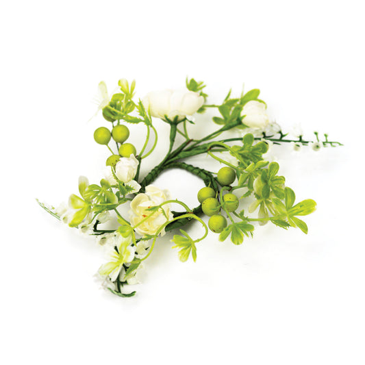 Spring Blossom - Taper Candle Rings (Set of 2) - Product Image by A Cheerful Giver