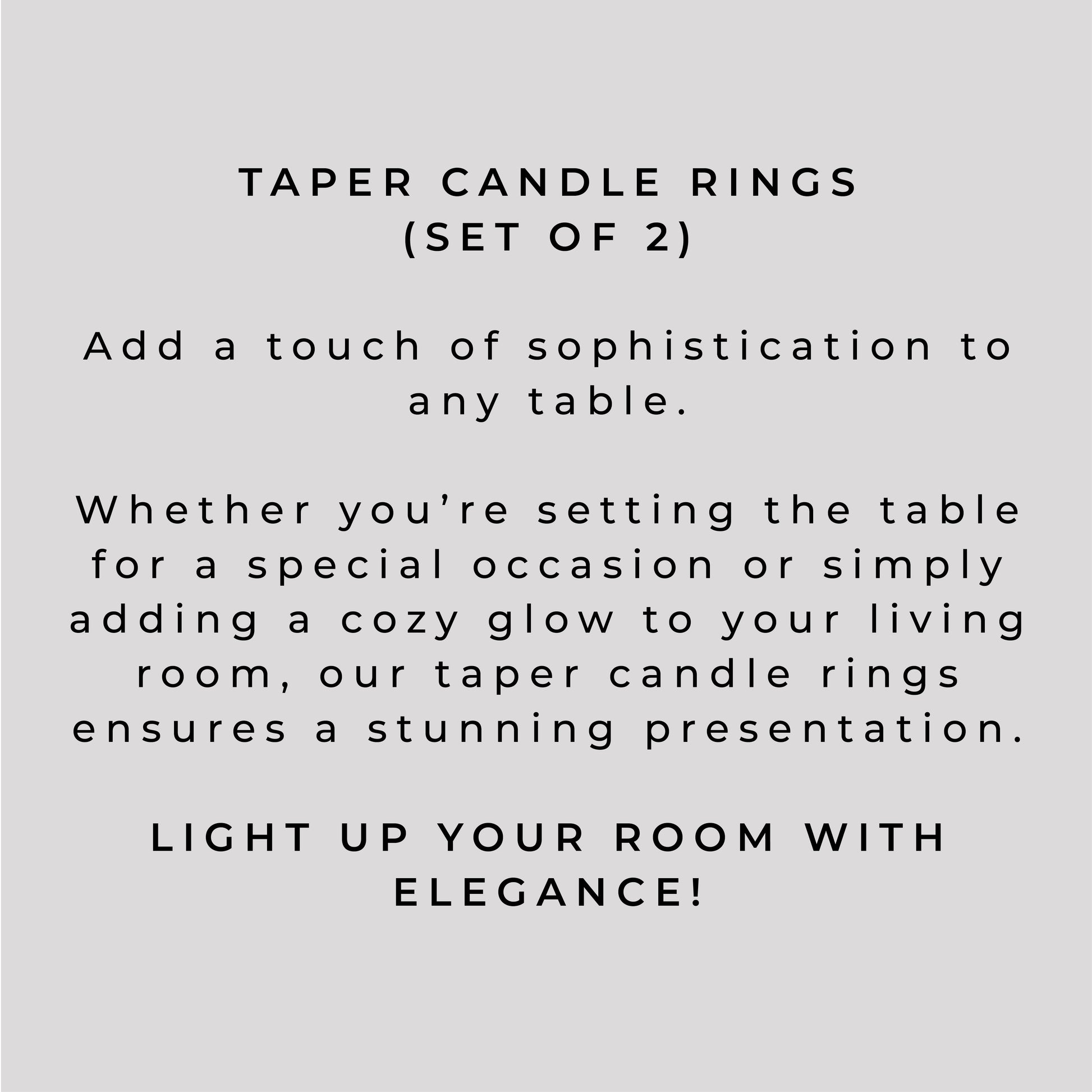 Pumpkin Patch - Taper Candle Rings (Set of 2) - Product Image by A Cheerful Giver