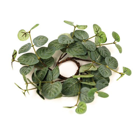 Blooming Eucalyptus - Taper Candle Rings (Set of 2) - Product Image by A Cheerful Giver