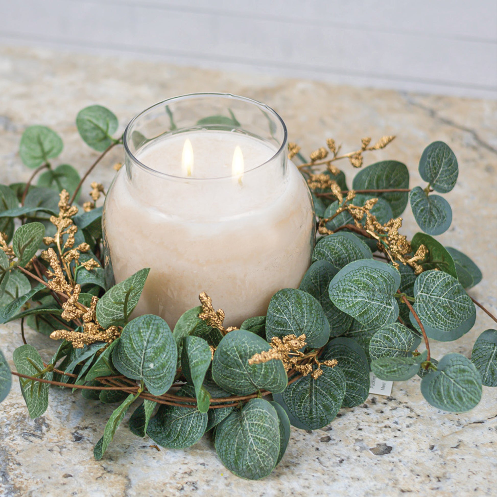 Golden Hour Bloom - Candle Ring - Product Image by A Cheerful Giver