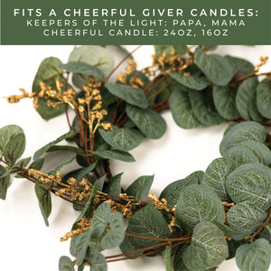Golden Hour Bloom - Candle Ring - Product Image by A Cheerful Giver