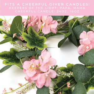 Pink Whisper - Candle Ring - Product Image by A Cheerful Giver