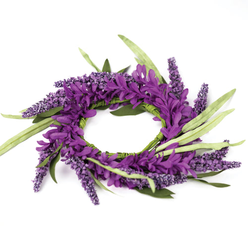 Purple Lilac Breeze - Candle Ring by A Cheerful Giver