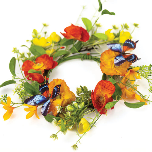 Secret Butterfly Garden - Candle Ring by A Cheerful Giver