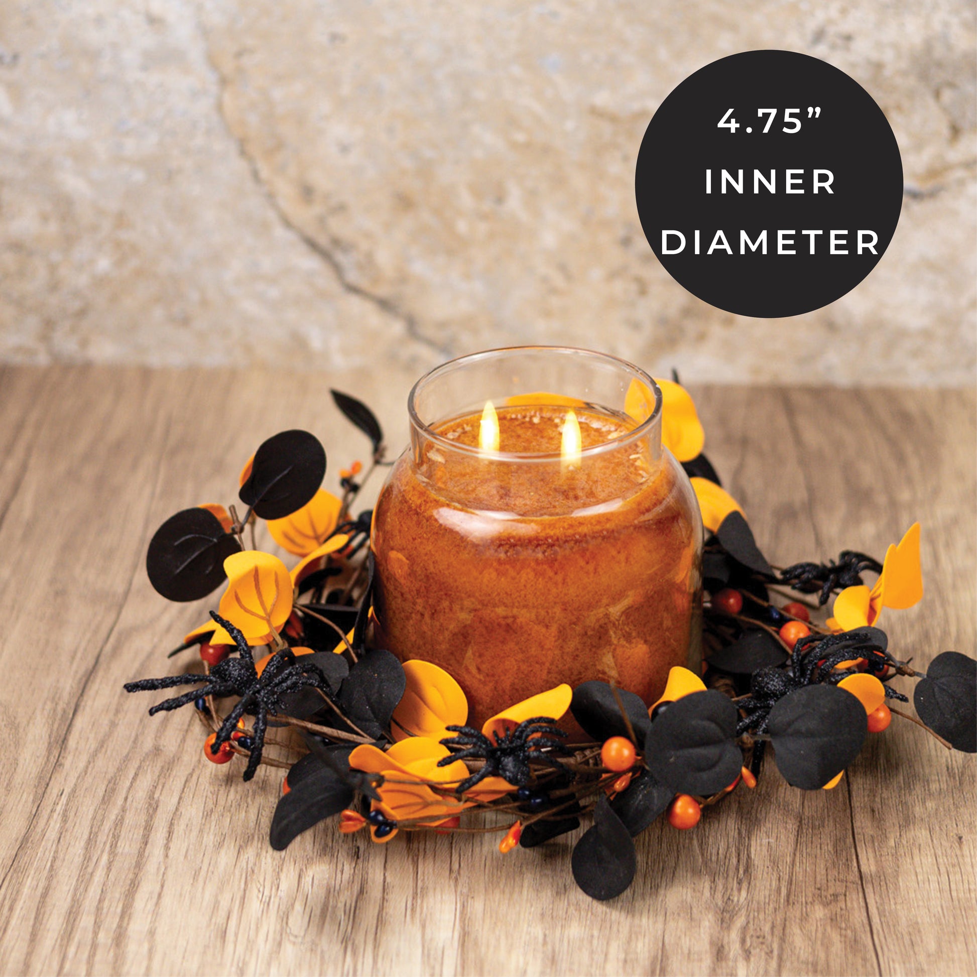 Spooky Spider Vines - Candle Ring - Product Image by A Cheerful Giver