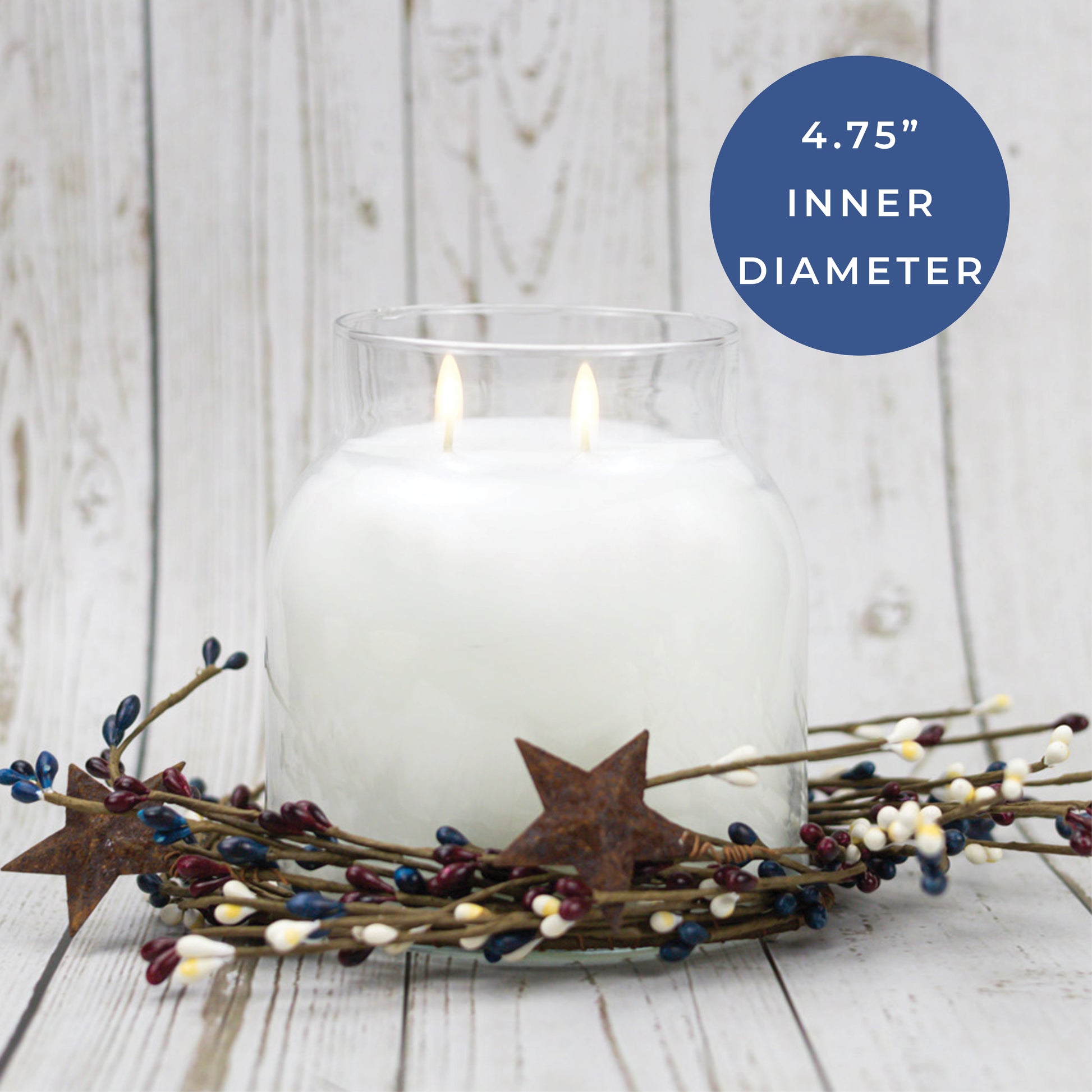 Rustic Americana - Candle Ring - Product Image by A Cheerful Giver