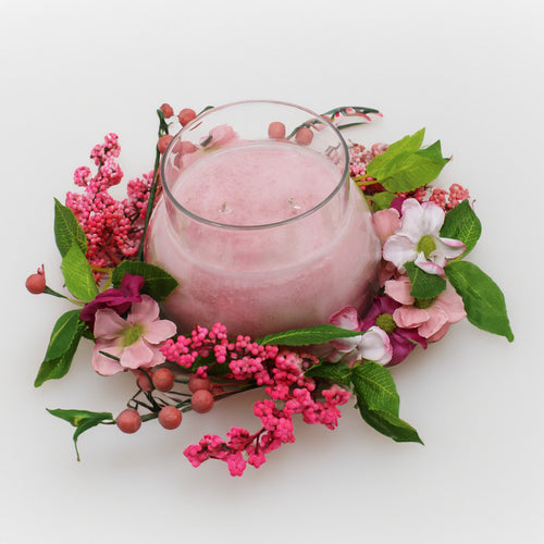 Pink Blossom - Candle Ring