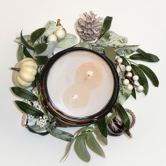 Pine Willow Pumpkin - Candle Ring