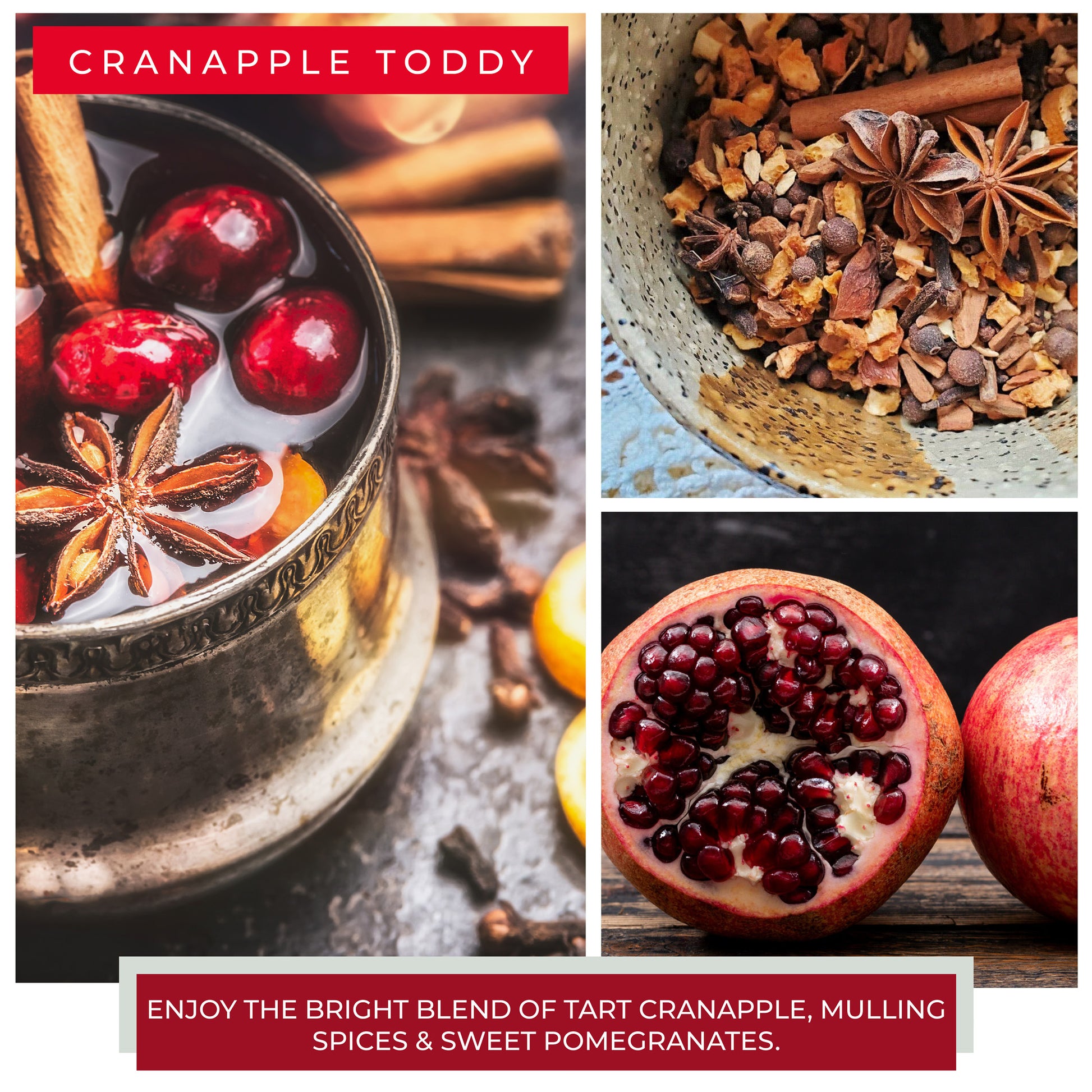 Cranapple Toddy - 24 oz Cheerful Candle