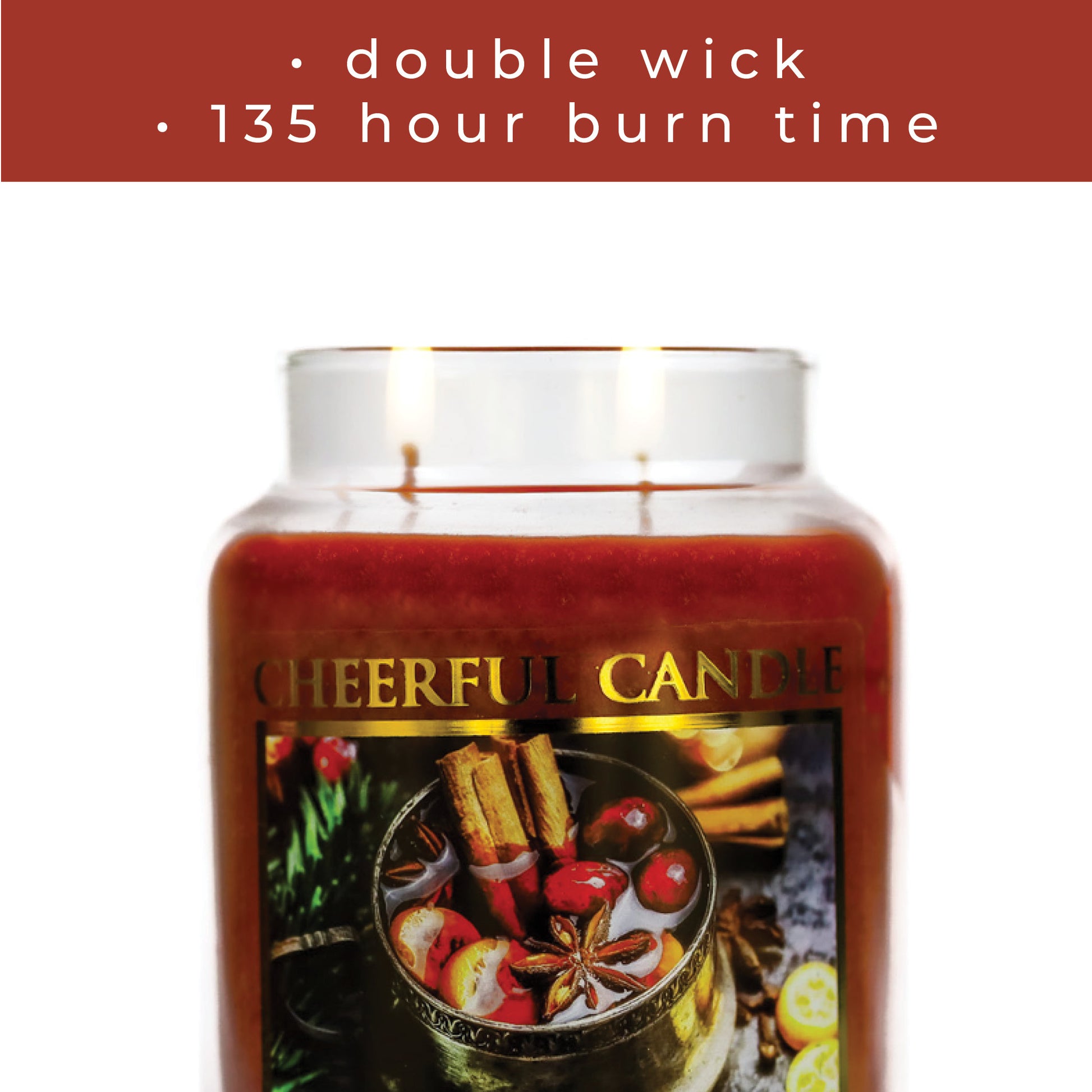 Cranapple Toddy - 24 oz Cheerful Candle