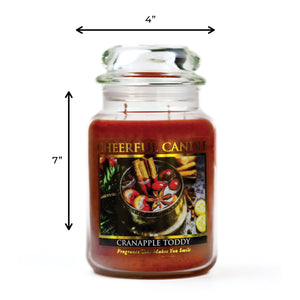 Cranapple Toddy - 24 oz Cheerful Candle